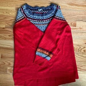Maurice’s fair isle sweater